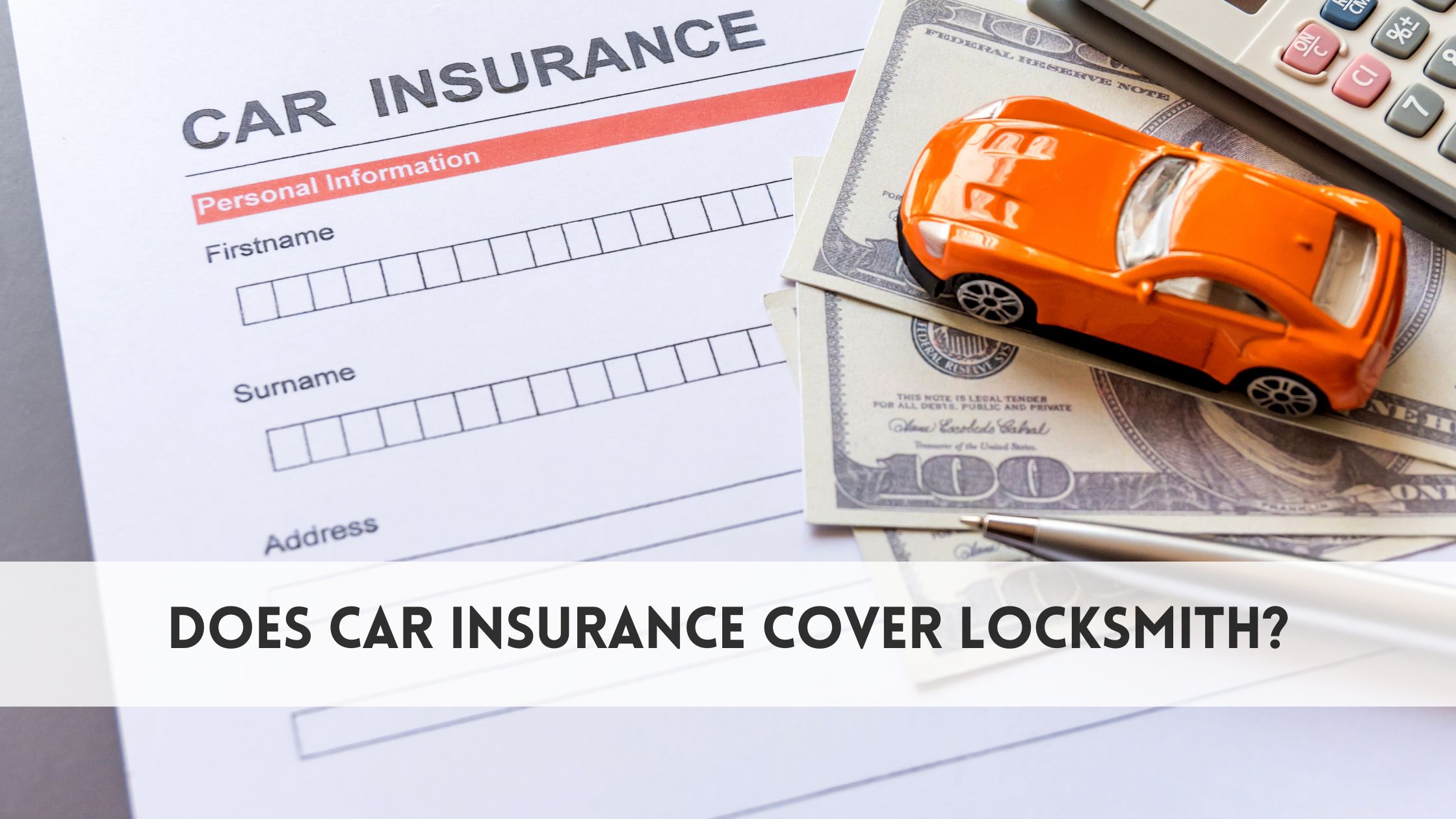 Does car insurance cover locksmith