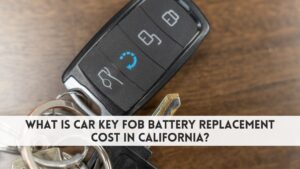car key fob battery replacement cost