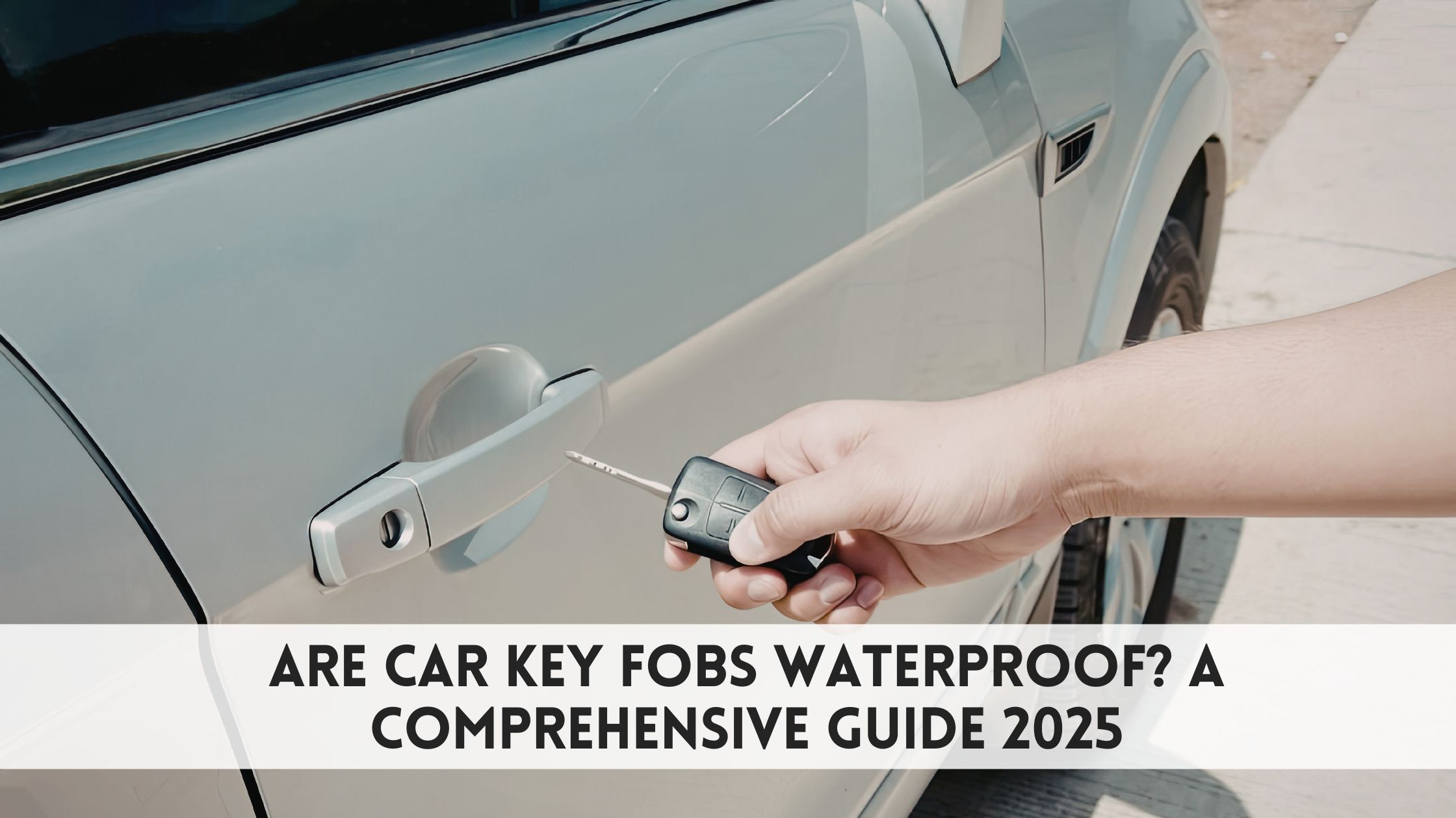 are car key fobs waterproof​