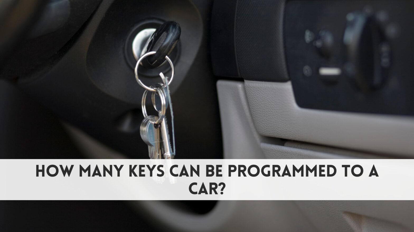 how many keys can be programmed to a car