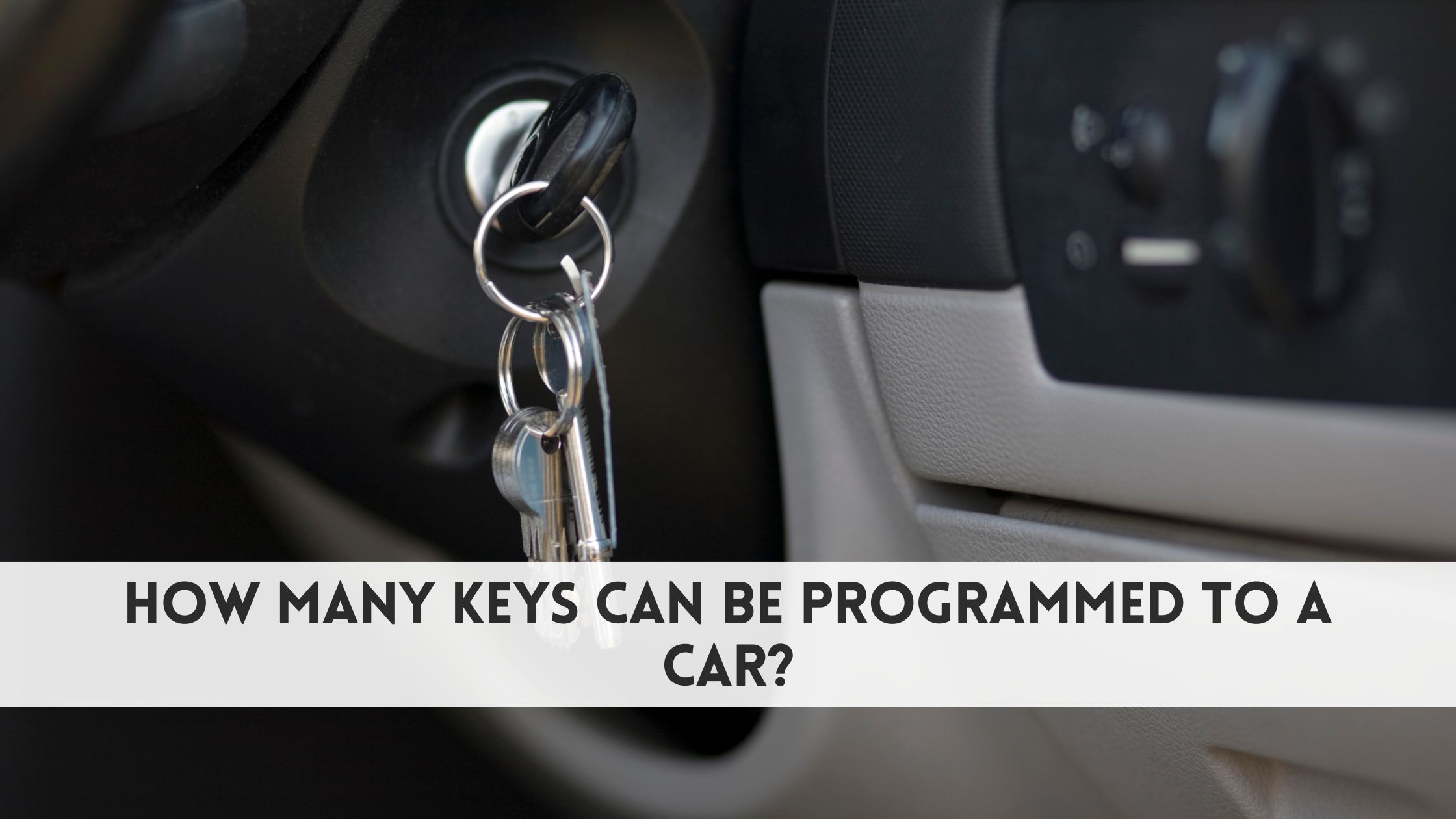 how many keys can be programmed to a car